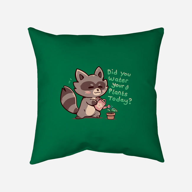 Water Your Plants-none removable cover w insert throw pillow-TechraNova