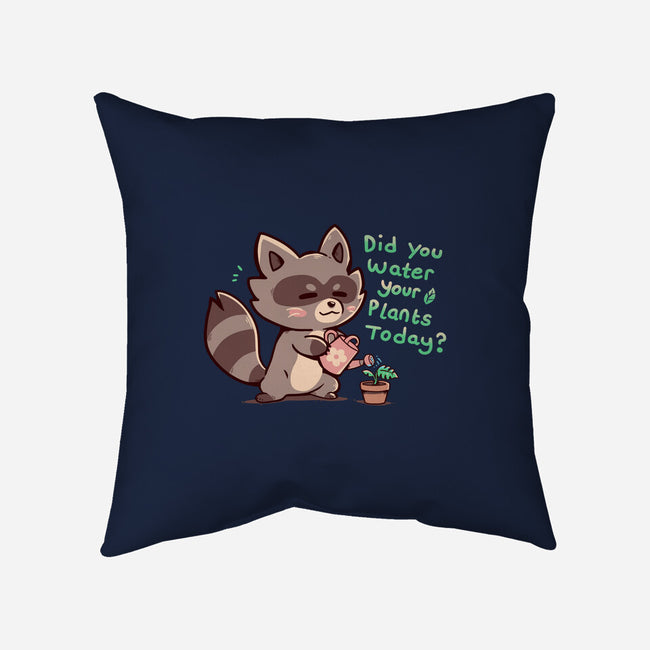 Water Your Plants-none removable cover w insert throw pillow-TechraNova