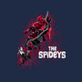 The Spideys-womens v-neck tee-zascanauta