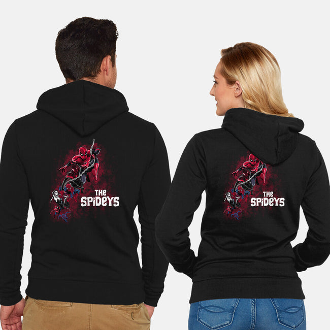 The Spideys-unisex zip-up sweatshirt-zascanauta