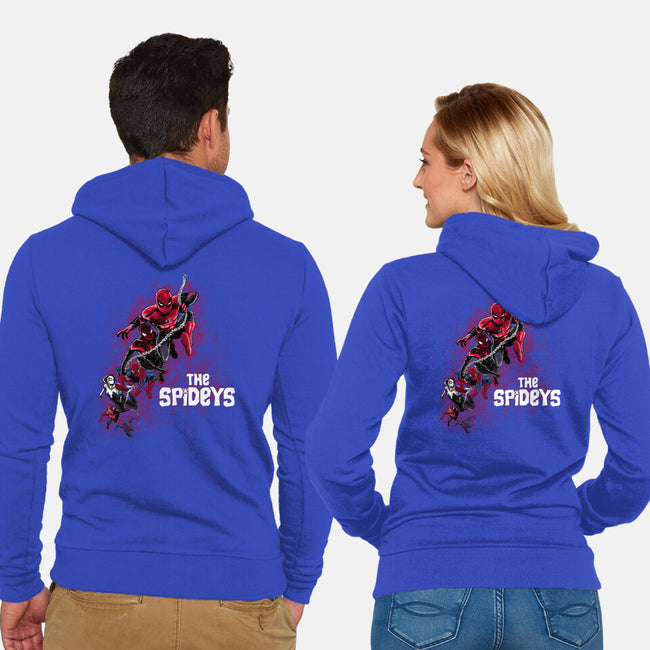 The Spideys-unisex zip-up sweatshirt-zascanauta