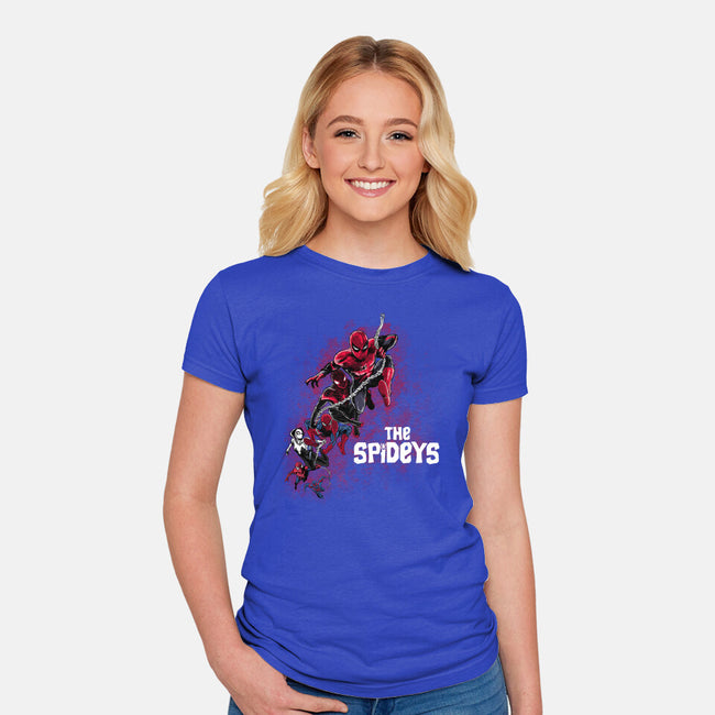The Spideys-womens fitted tee-zascanauta