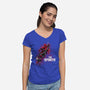 The Spideys-womens v-neck tee-zascanauta
