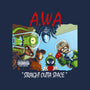 Aliens With Attitude-none removable cover w insert throw pillow-goodidearyan