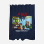 Aliens With Attitude-none polyester shower curtain-goodidearyan