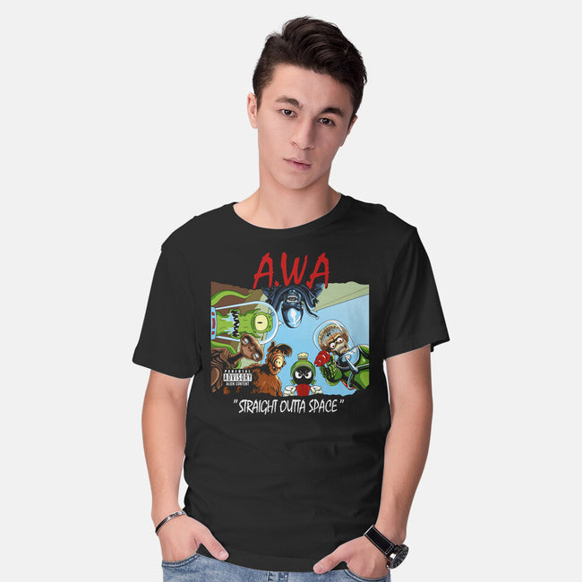 Aliens With Attitude-mens basic tee-goodidearyan