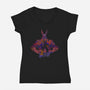 True Heroes Always Smile-womens v-neck tee-Genesis993