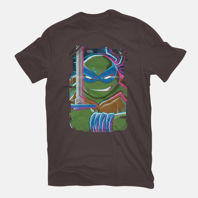 Leonardo Glitch-womens basic tee-danielmorris1993