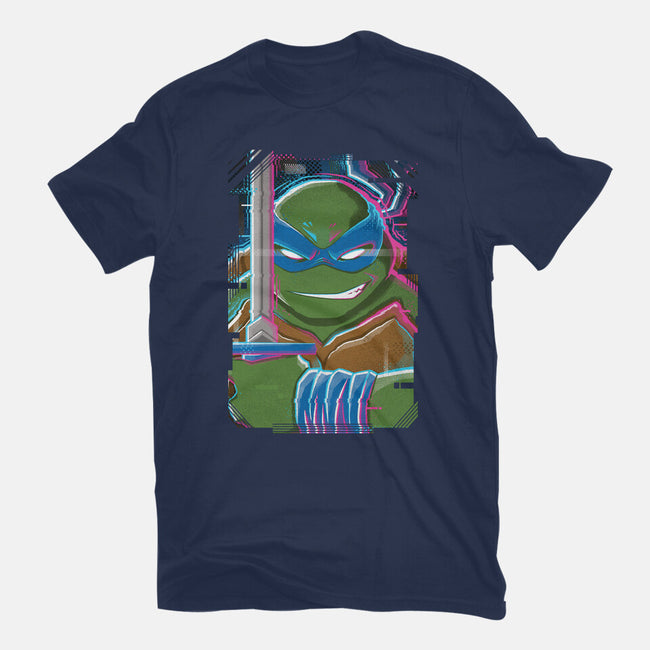 Leonardo Glitch-womens fitted tee-danielmorris1993