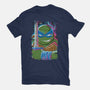 Leonardo Glitch-womens fitted tee-danielmorris1993