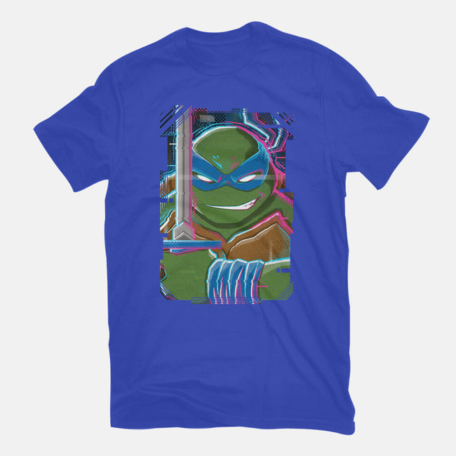 Leonardo Glitch-womens fitted tee-danielmorris1993