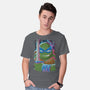 Leonardo Glitch-mens basic tee-danielmorris1993
