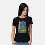 Leonardo Glitch-womens basic tee-danielmorris1993