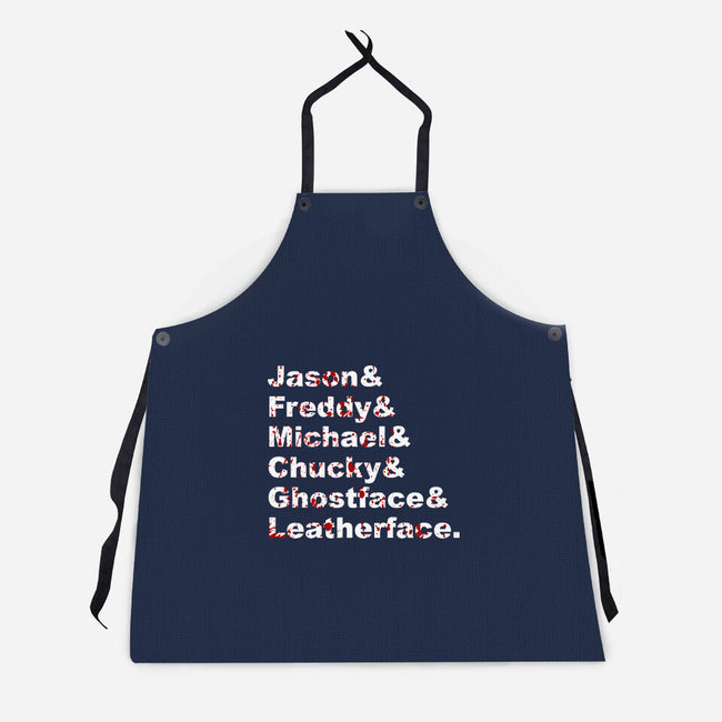 Slasher List-unisex kitchen apron-goodidearyan