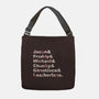 Slasher List-none adjustable tote bag-goodidearyan