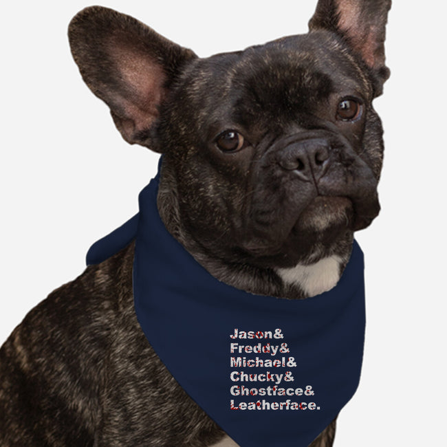 Slasher List-dog bandana pet collar-goodidearyan
