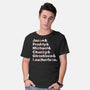 Slasher List-mens basic tee-goodidearyan