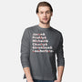 Slasher List-mens long sleeved tee-goodidearyan