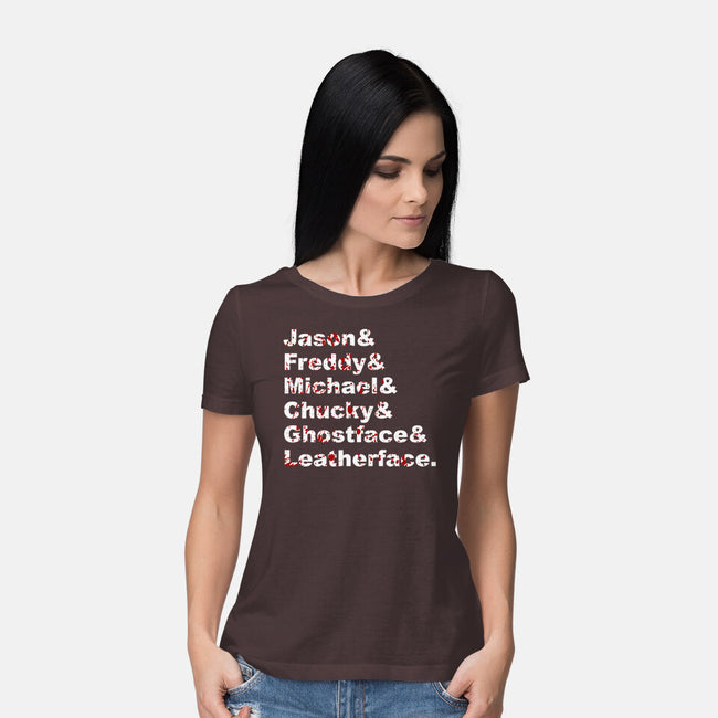 Slasher List-womens basic tee-goodidearyan