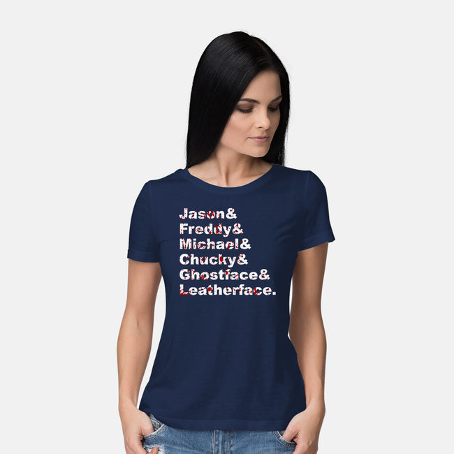 Slasher List-womens basic tee-goodidearyan