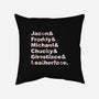 Slasher List-none removable cover w insert throw pillow-goodidearyan