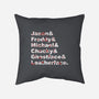 Slasher List-none removable cover w insert throw pillow-goodidearyan