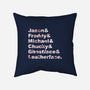 Slasher List-none removable cover w insert throw pillow-goodidearyan