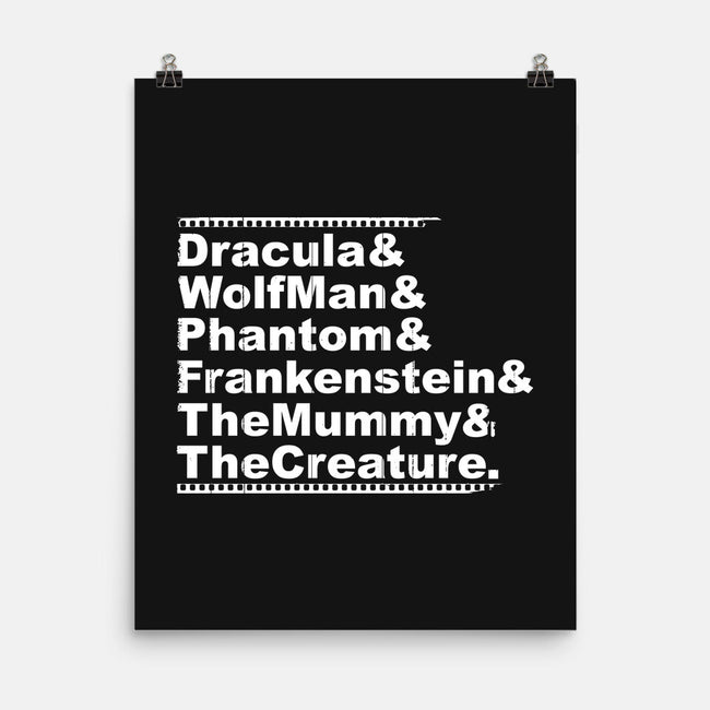 Monster List-none matte poster-goodidearyan