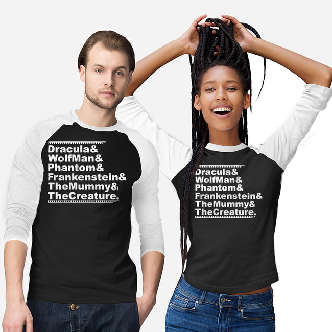 Monster List-unisex baseball tee-goodidearyan
