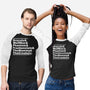 Monster List-unisex baseball tee-goodidearyan