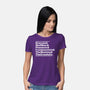 Monster List-womens basic tee-goodidearyan