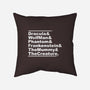 Monster List-none removable cover w insert throw pillow-goodidearyan