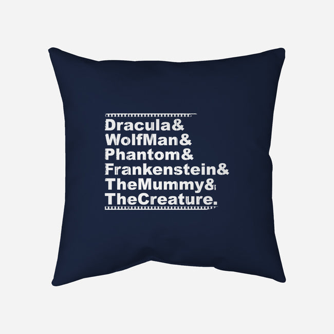 Monster List-none removable cover w insert throw pillow-goodidearyan