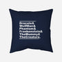 Monster List-none removable cover w insert throw pillow-goodidearyan