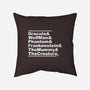 Monster List-none removable cover throw pillow-goodidearyan