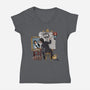 Keanu Triple Self-Portrait-womens v-neck tee-zascanauta