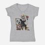 Keanu Triple Self-Portrait-womens v-neck tee-zascanauta