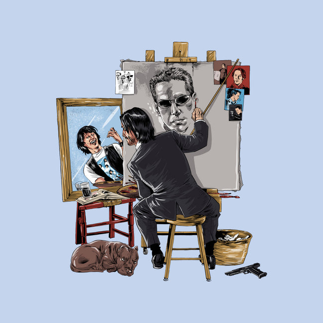 Keanu Triple Self-Portrait-womens basic tee-zascanauta