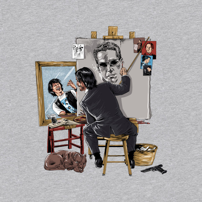 Keanu Triple Self-Portrait-womens v-neck tee-zascanauta