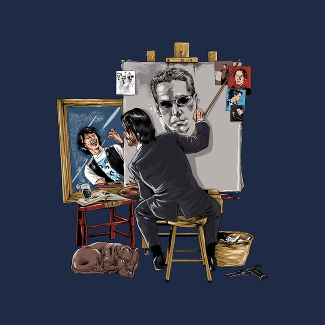 Keanu Triple Self-Portrait-unisex pullover sweatshirt-zascanauta