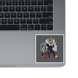 Keanu Triple Self-Portrait