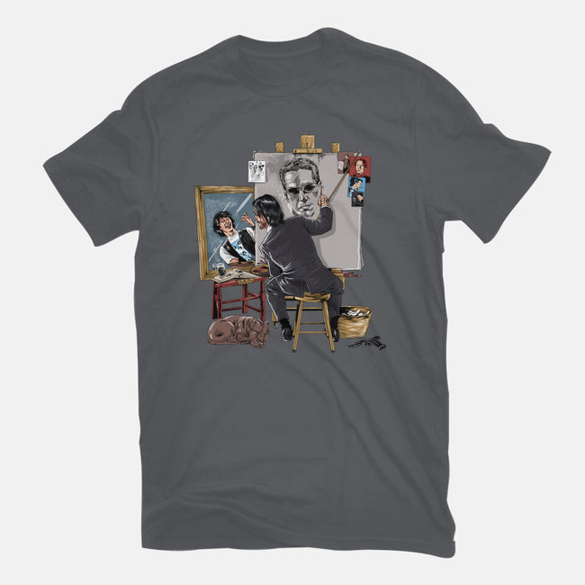 Keanu Triple Self-Portrait-mens heavyweight tee-zascanauta