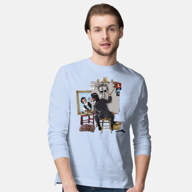 Keanu Triple Self-Portrait-mens long sleeved tee-zascanauta