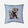 Keanu Triple Self-Portrait-none removable cover w insert throw pillow-zascanauta
