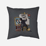 Keanu Triple Self-Portrait-none removable cover w insert throw pillow-zascanauta