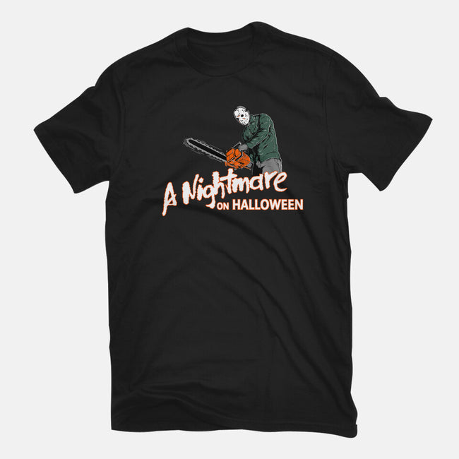 A Nightmare On Halloween-womens basic tee-goodidearyan