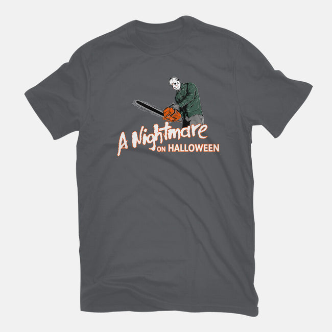 A Nightmare On Halloween-womens basic tee-goodidearyan