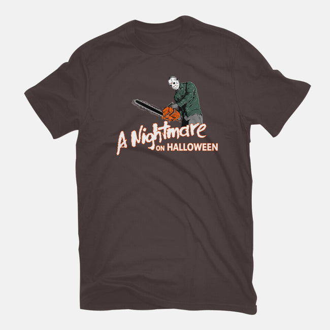 A Nightmare On Halloween-womens basic tee-goodidearyan