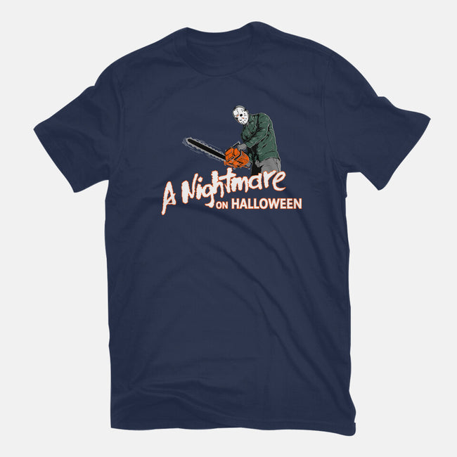 A Nightmare On Halloween-womens basic tee-goodidearyan