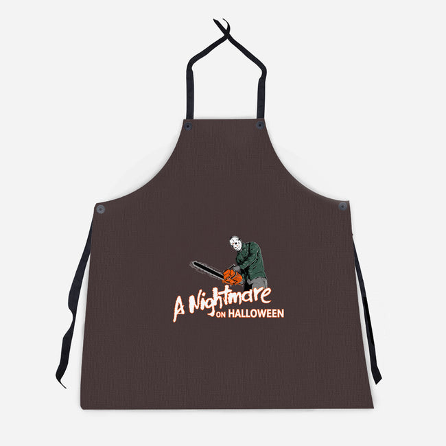 A Nightmare On Halloween-unisex kitchen apron-goodidearyan